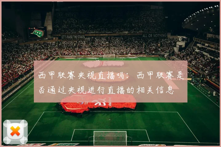 西甲联赛央视直播吗：西甲联赛是否通过央视进行直播的相关信息